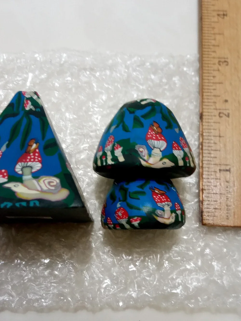 VTG 90s NWOT 2 Mushrooms Incense Holders